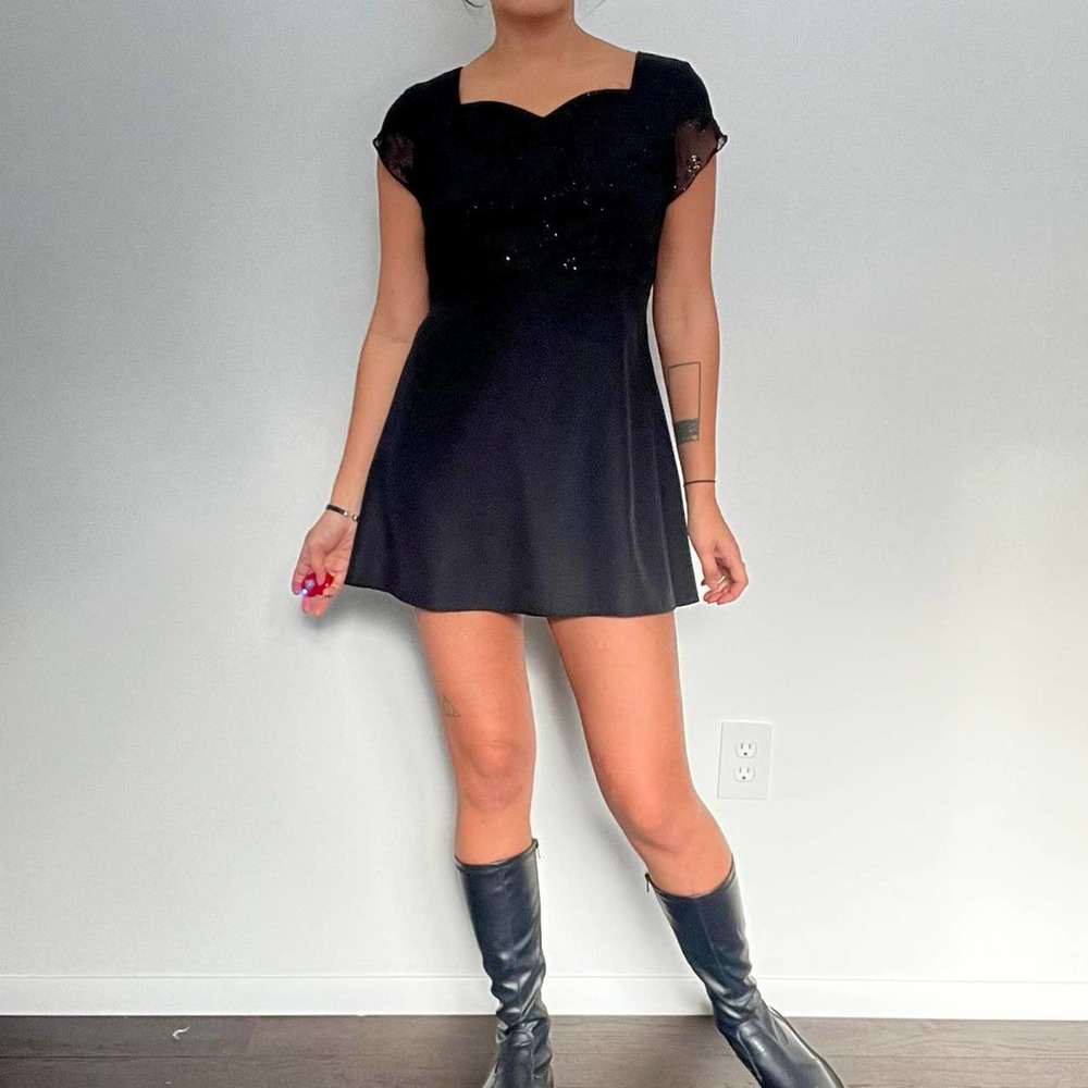 90s babydoll formal dress